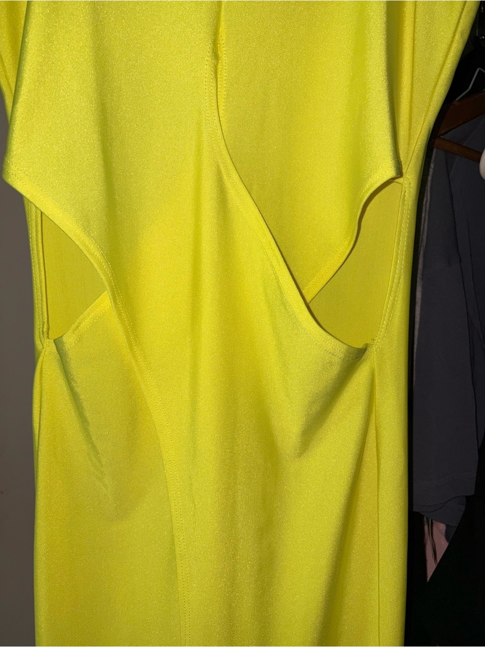 *BRAND NEW* Diva Boutique Online Neon Yellow Small Thrown Diva Short Set - Picture 4 of 6